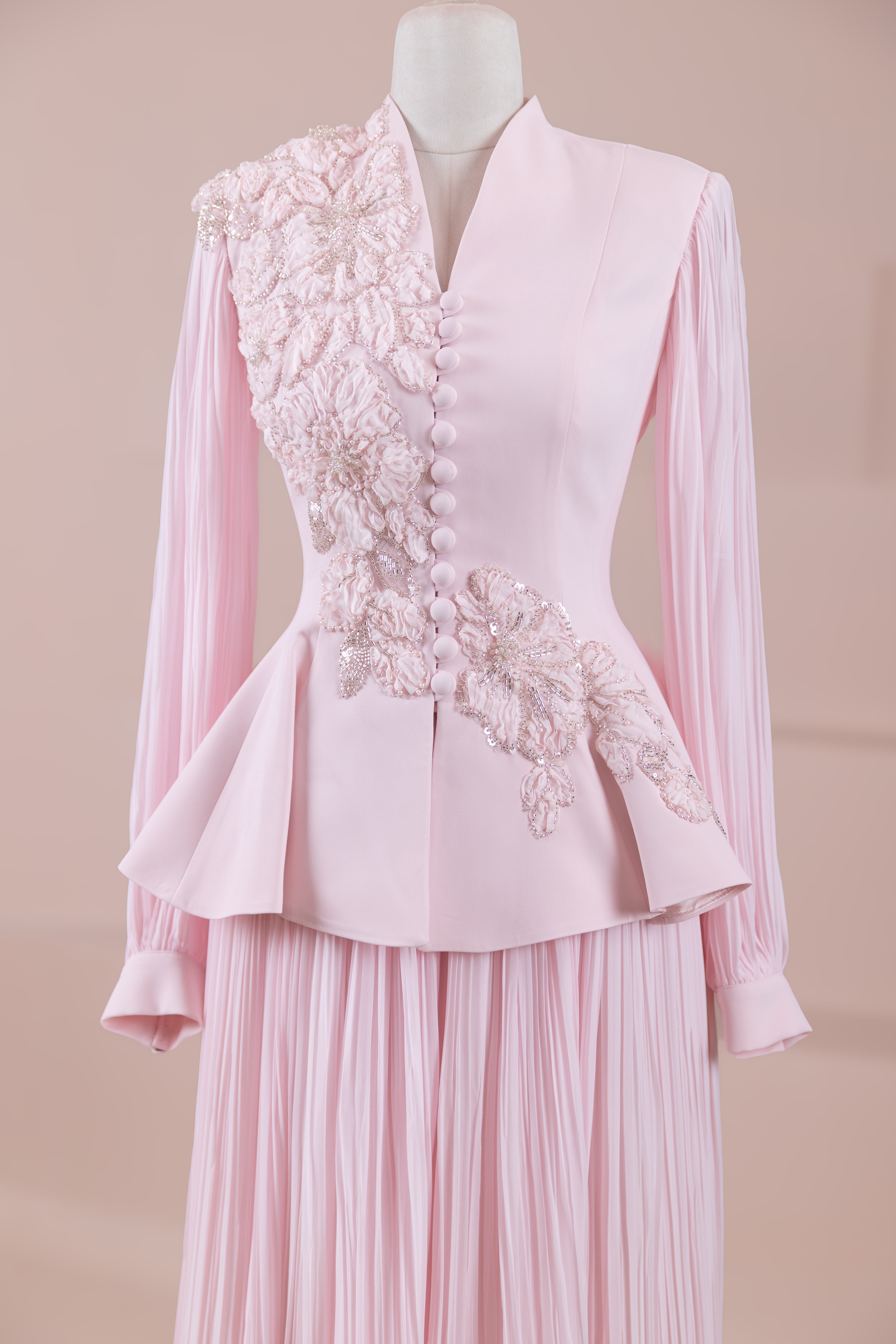 Thalia Modest Evening Dress