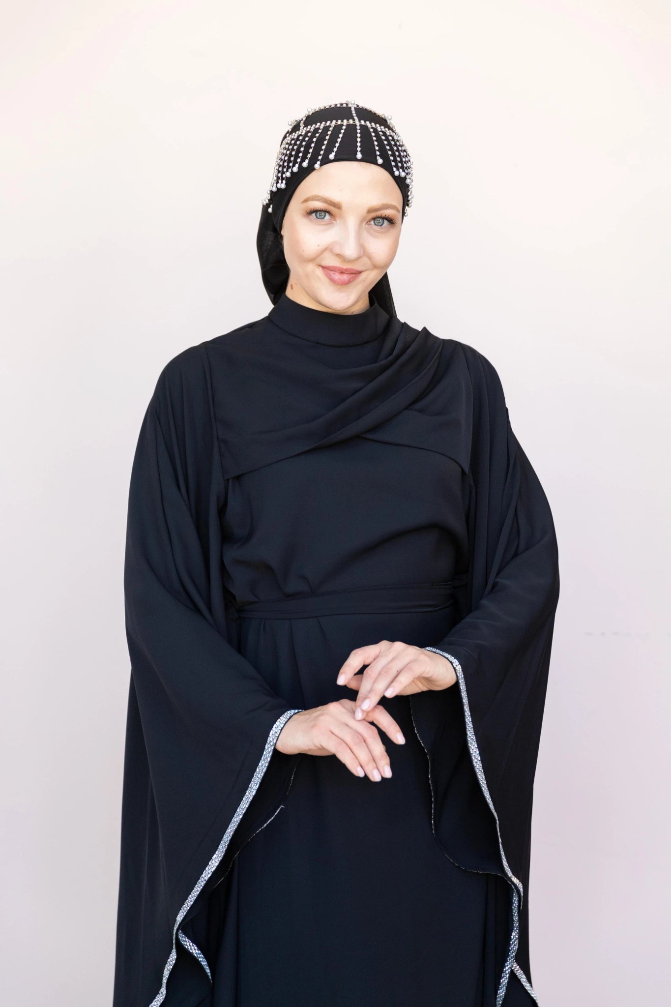 Abaya Tesettur Abiye - FioraofDress - tesettur - abiye - 36 - Siyahh - hijab - evening - dress