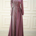 Adel Tesettür Abiye - FioraofDress - tesettur - abiye - Gül Kurusu - 48 - hijab - evening - dress
