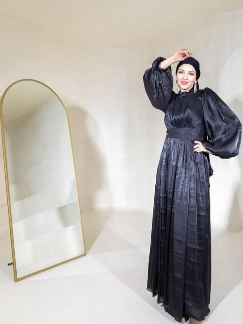 Aditya Tesettür Abiye - FioraofDress - tesettur - abiye - 44 - Siyahh - hijab - evening - dress