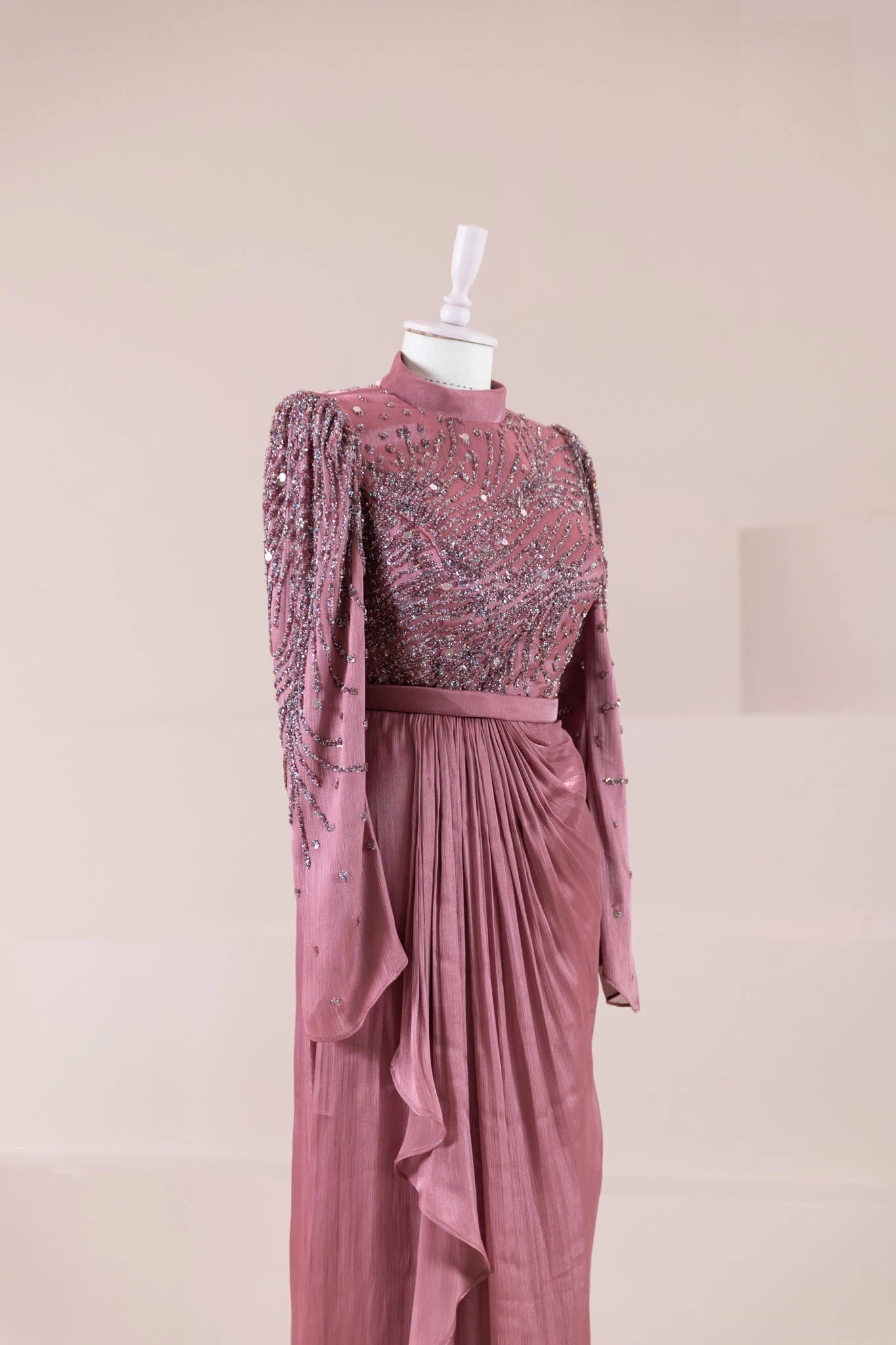 Ahenk Tesettür Abiye - FioraofDress - tesettur - abiye - Berry - 38 - hijab - evening - dress