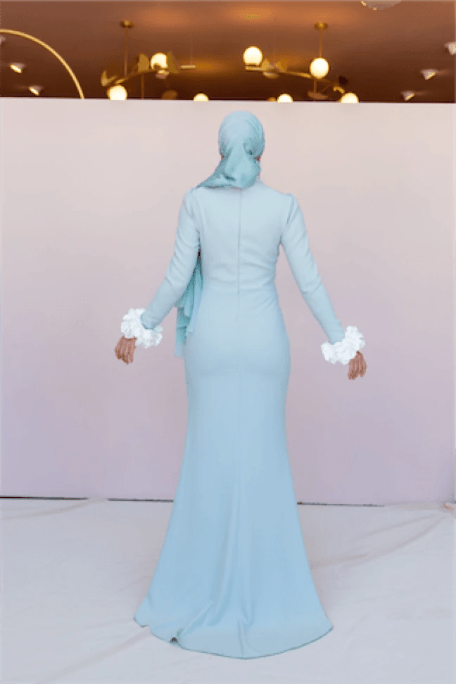 Allegra Tesettür Abiye - FioraofDress - tesettur - abiye - 44 - mint - hijab - evening - dress