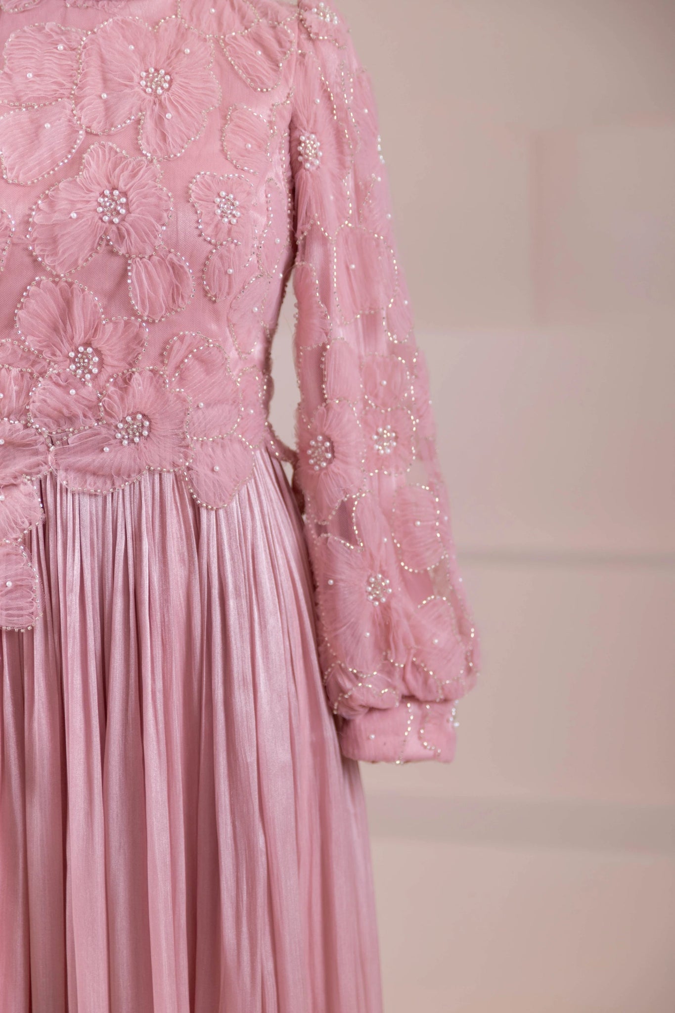 Alora Tesettür Abiye - FioraofDress - tesettur - abiye - PEMBE - 38 - hijab - evening - dress