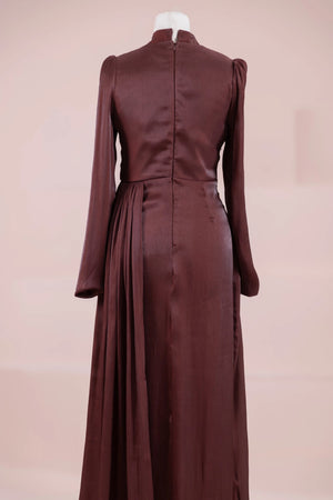 Amaris Tesettür Abiye - FioraofDress - tesettur - abiye - bery burgundy - 38 - hijab - evening - dress