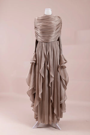 Aréa Tesettür Abiye - FioraofDress - tesettur - abiye - VİZON - 38 - hijab - evening - dress