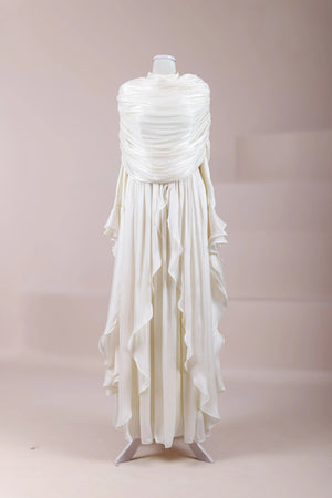 Aréa Tesettür Abiye - FioraofDress - tesettur - abiye - Ekru - 38 - hijab - evening - dress