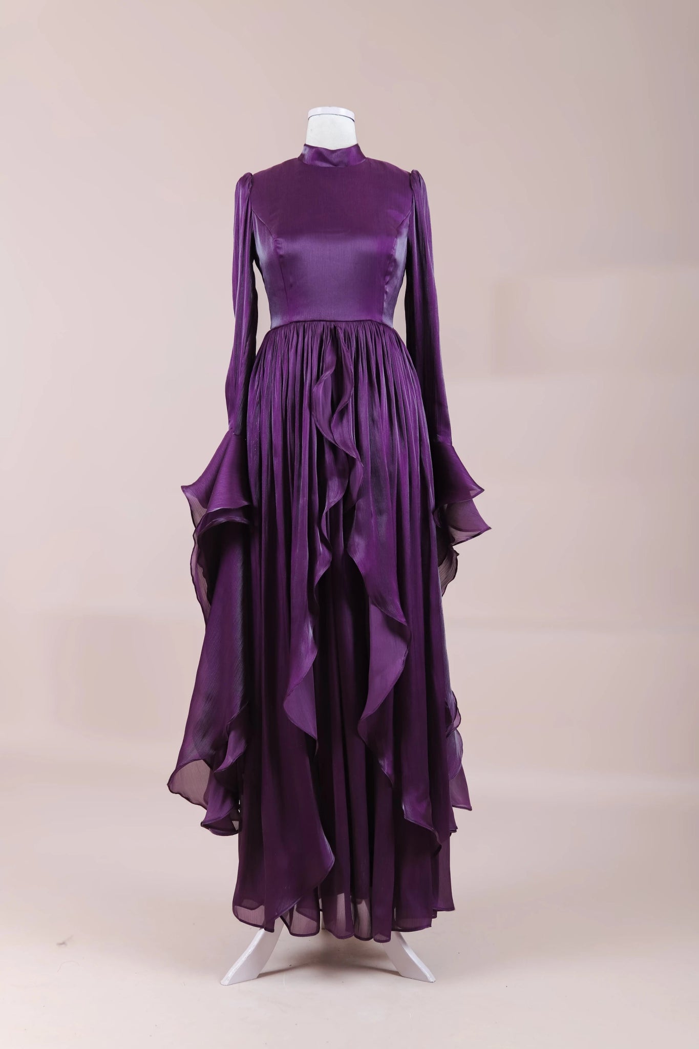 Aréa Tesettür Abiye - FioraofDress - tesettur - abiye - Ametist Moru - 38 - hijab - evening - dress