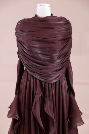 Aréa Tesettür Abiye - FioraofDress - tesettur - abiye - bery burgundy - 38 - hijab - evening - dress