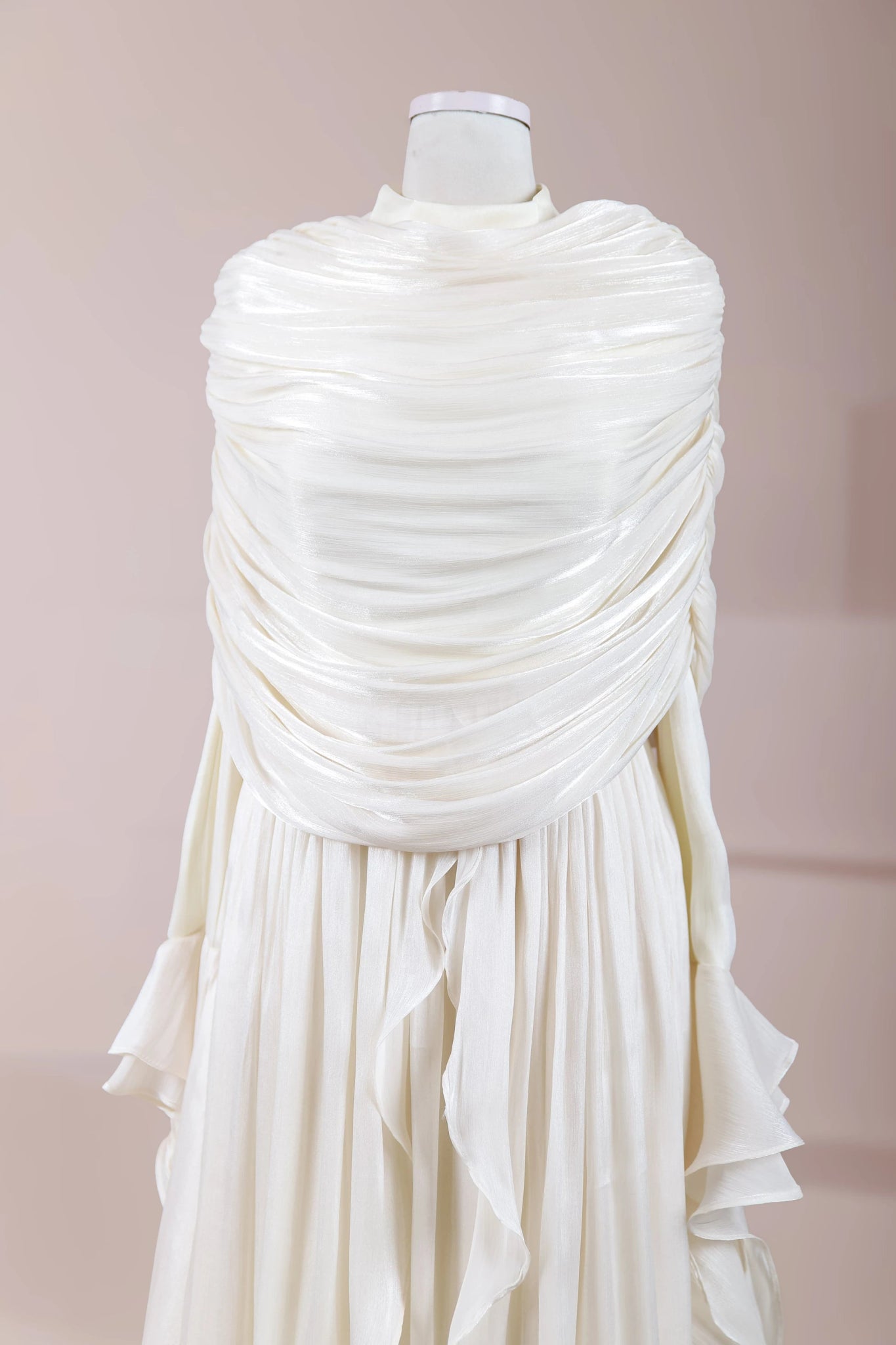 Aréa Tesettür Abiye - FioraofDress - tesettur - abiye - Ekru - 38 - hijab - evening - dress