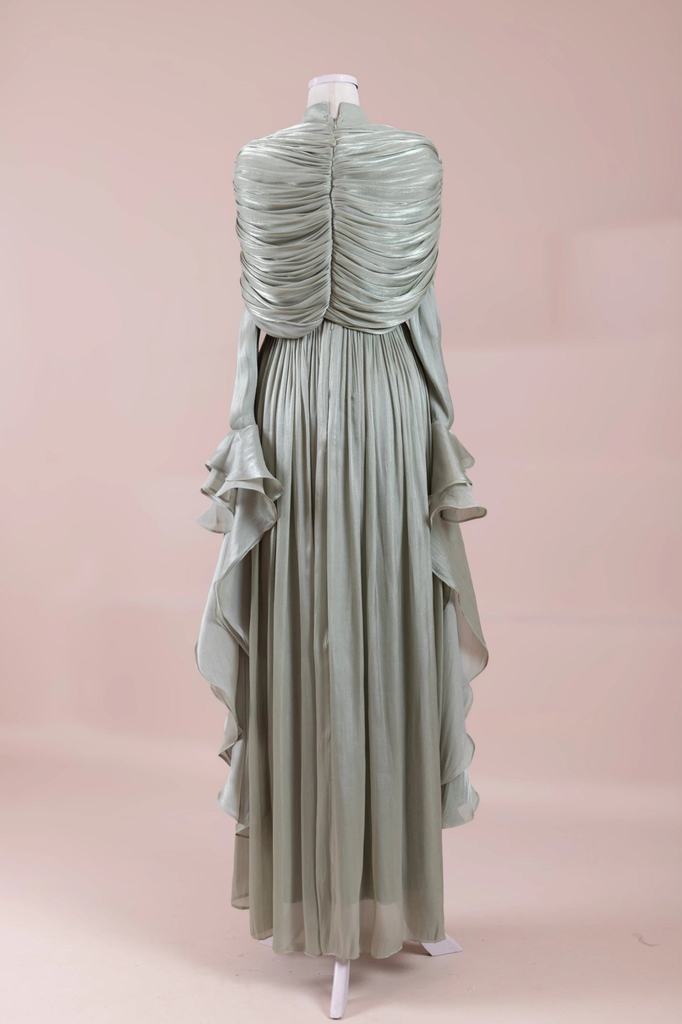 Aréa Tesettür Abiye - FioraofDress - tesettur - abiye - Çagla yeşili - 38 - hijab - evening - dress