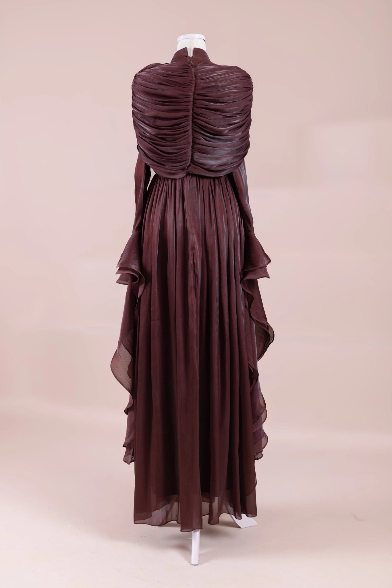 Aréa Tesettür Abiye - FioraofDress - tesettur - abiye - bery burgundy - 38 - hijab - evening - dress