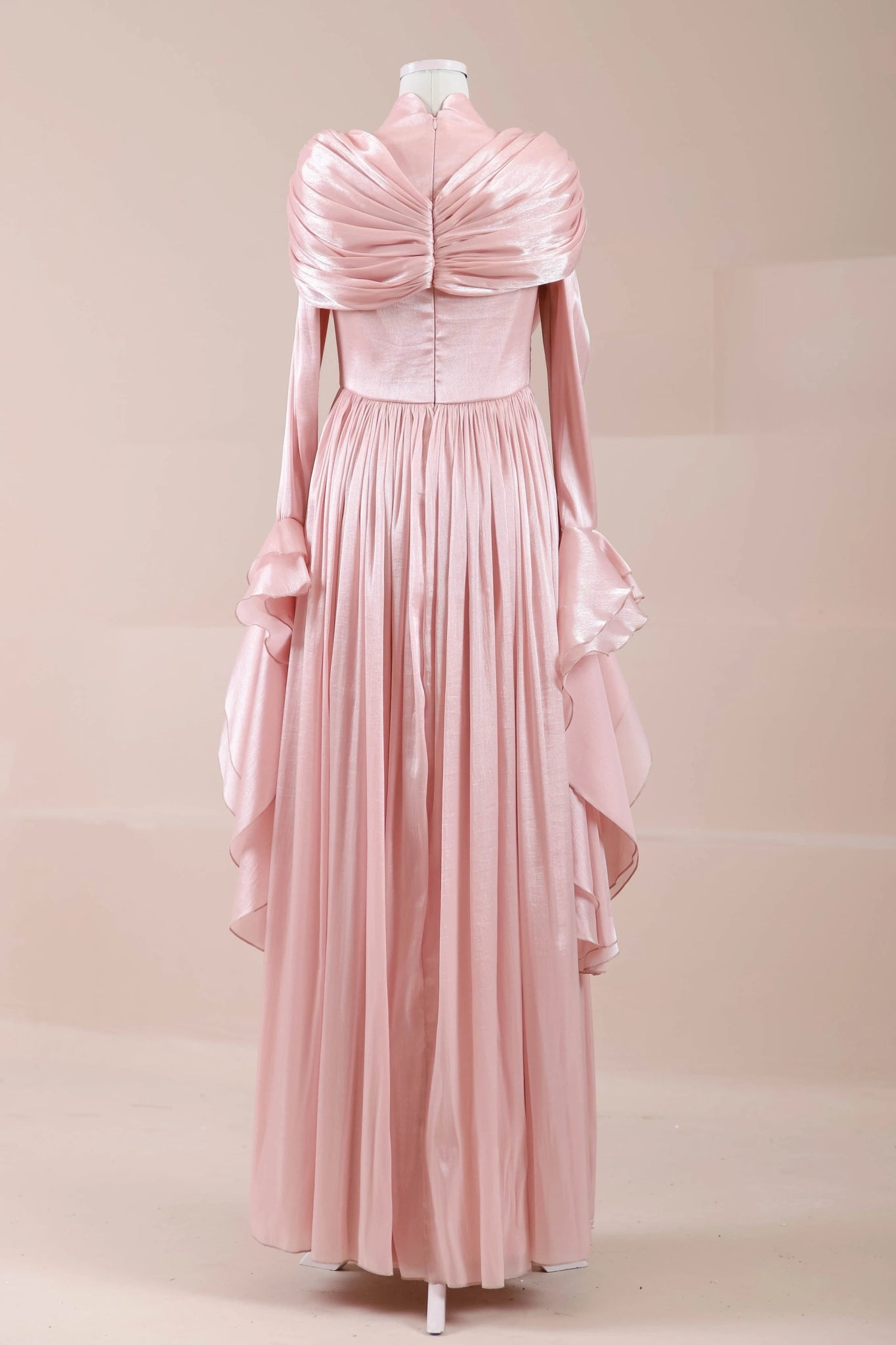 Arvia Tesettür Abiye - FioraofDress - tesettur - abiye - Pudra - 36 - hijab - evening - dress