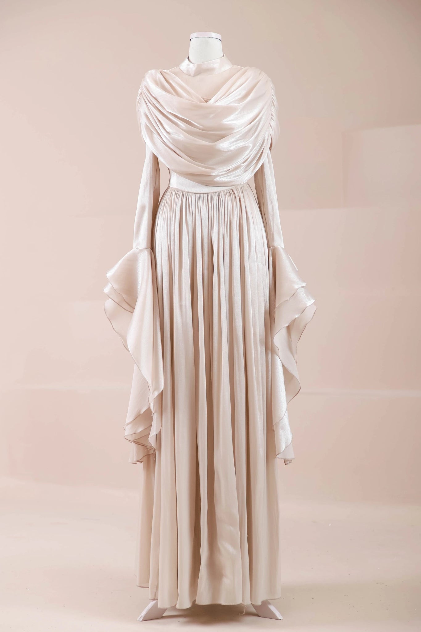 Arvia Tesettür Abiye - FioraofDress - tesettur - abiye - nude - 36 - hijab - evening - dress