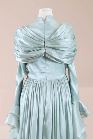 Arvia Tesettür Abiye - FioraofDress - tesettur - abiye - MİNT - 36 - hijab - evening - dress