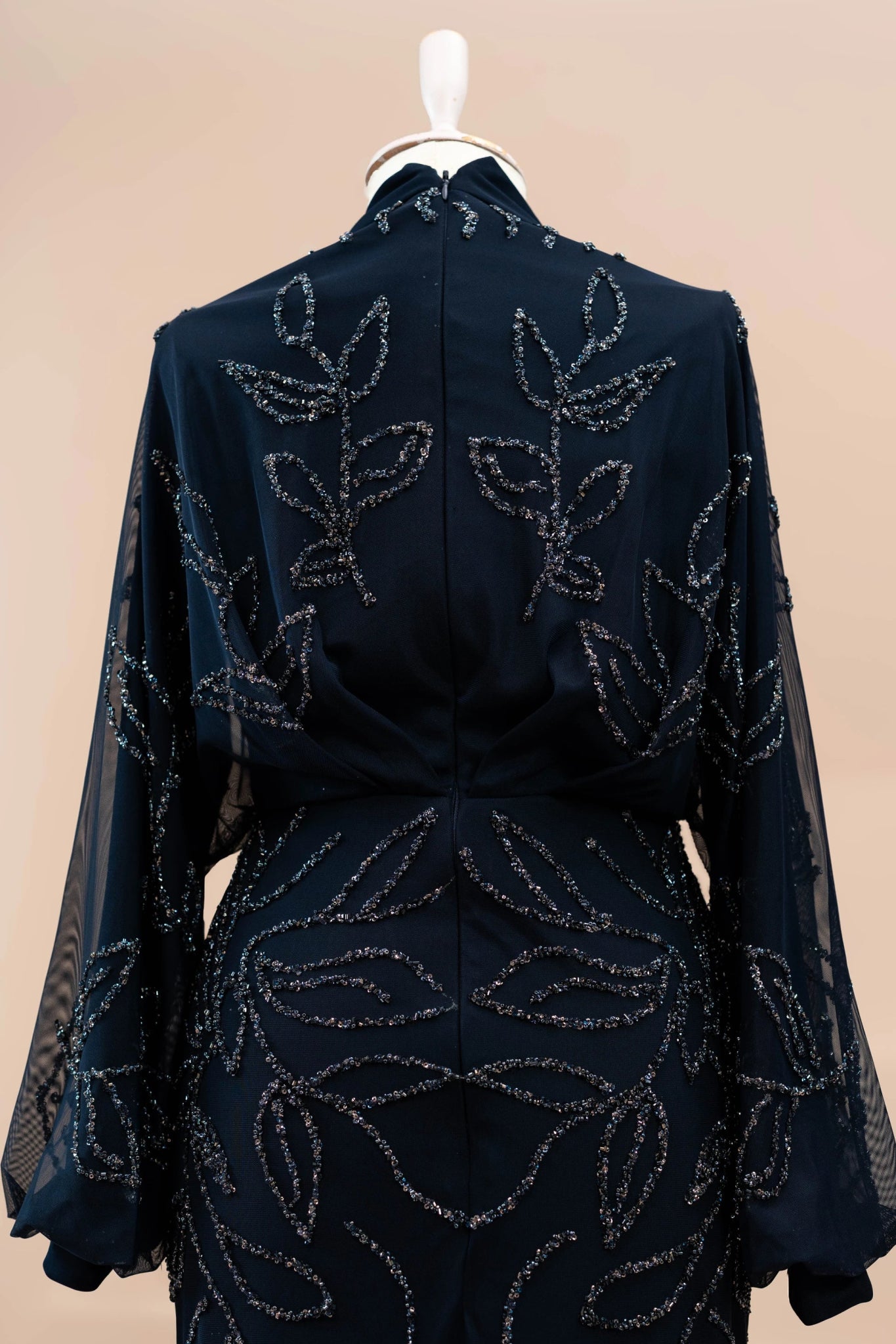 Asel Tesettür Abiye - FioraofDress - tesettur - abiye - LACİVERT - 38 - hijab - evening - dress