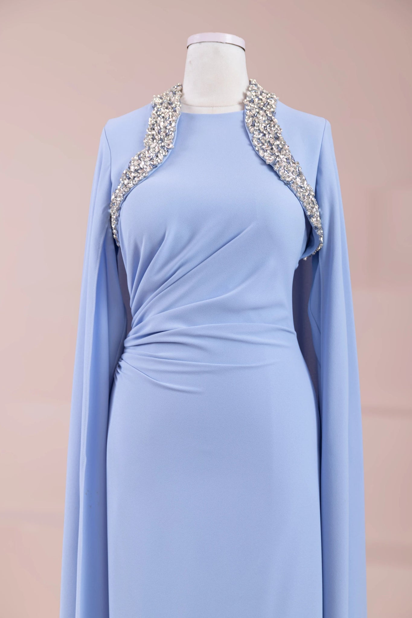 Asera Tesettür Abiye - FioraofDress - tesettur - abiye - BEBE MAVİSİ - 38 - hijab - evening - dress