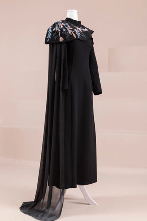 Asilta Tesettür Abiye - FioraofDress - tesettur - abiye - Siyahh - 38 - hijab - evening - dress
