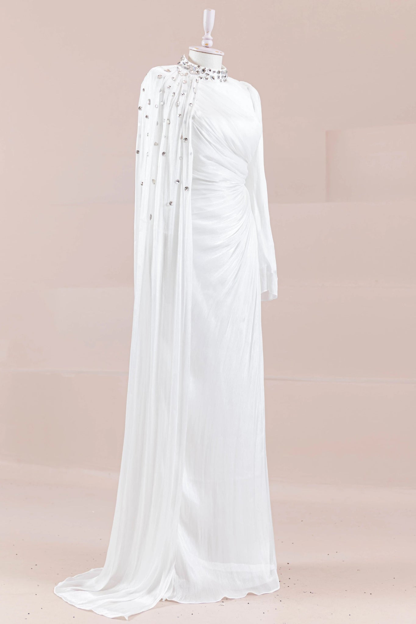 Aven Tesettür Abiye - FioraofDress - tesettur - abiye - Beyaz - 38 - hijab - evening - dress