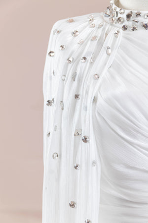 Aven Tesettür Abiye - FioraofDress - tesettur - abiye - Beyaz - 38 - hijab - evening - dress