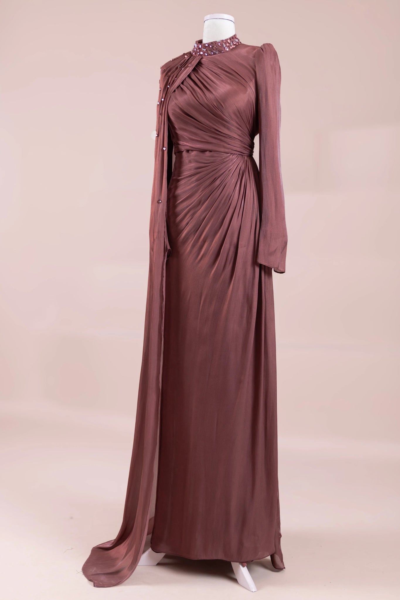 Aven Tesettür Abiye - FioraofDress - tesettur - abiye - LACİVERT - 38 - hijab - evening - dress