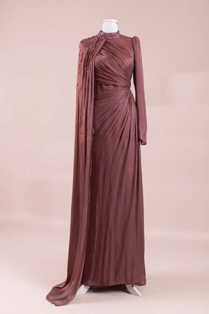 Aven Tesettür Abiye - FioraofDress - tesettur - abiye - LACİVERT - 38 - hijab - evening - dress