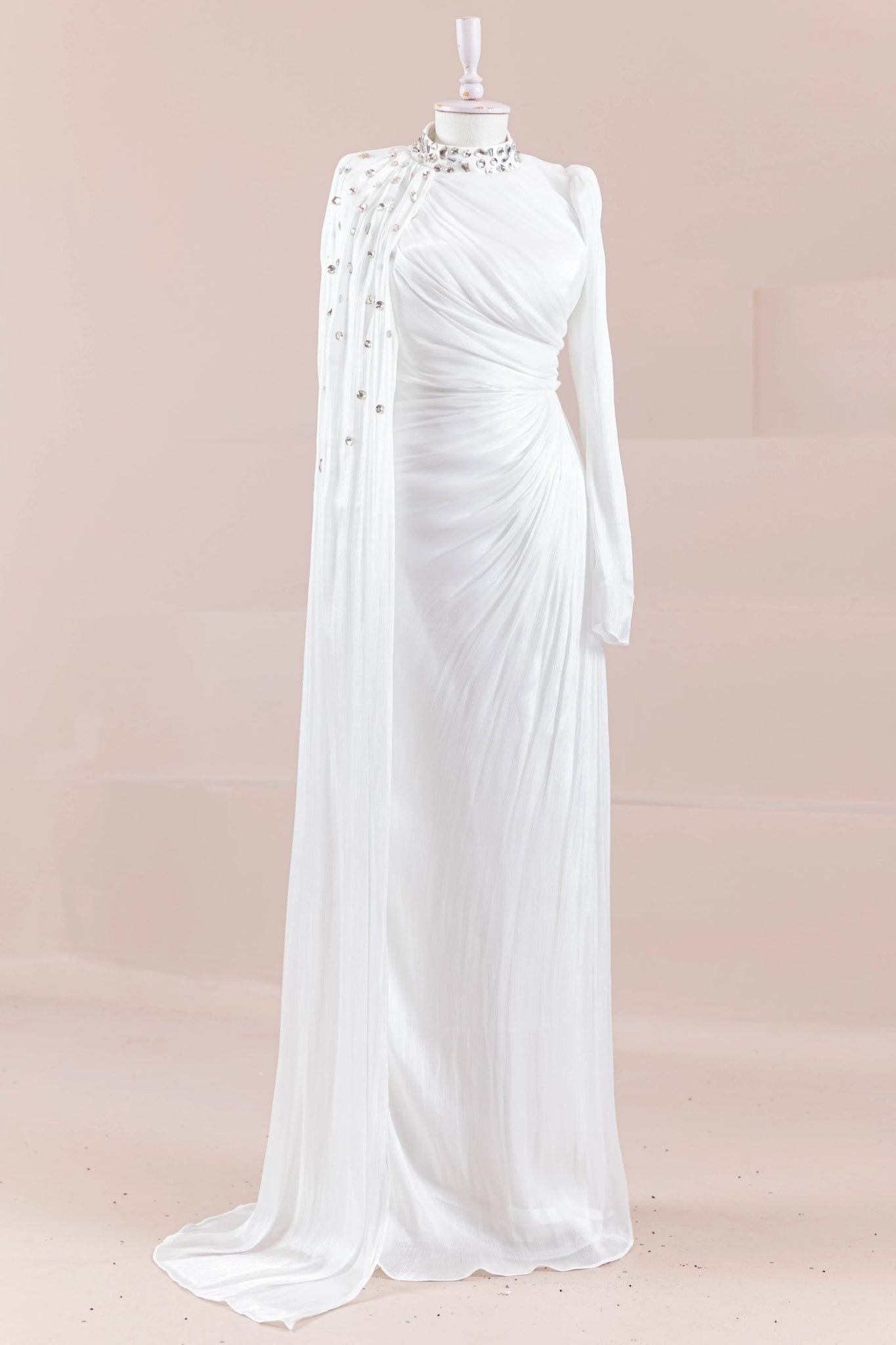 Aven Tesettür Abiye - FioraofDress - tesettur - abiye - Beyaz - 38 - hijab - evening - dress