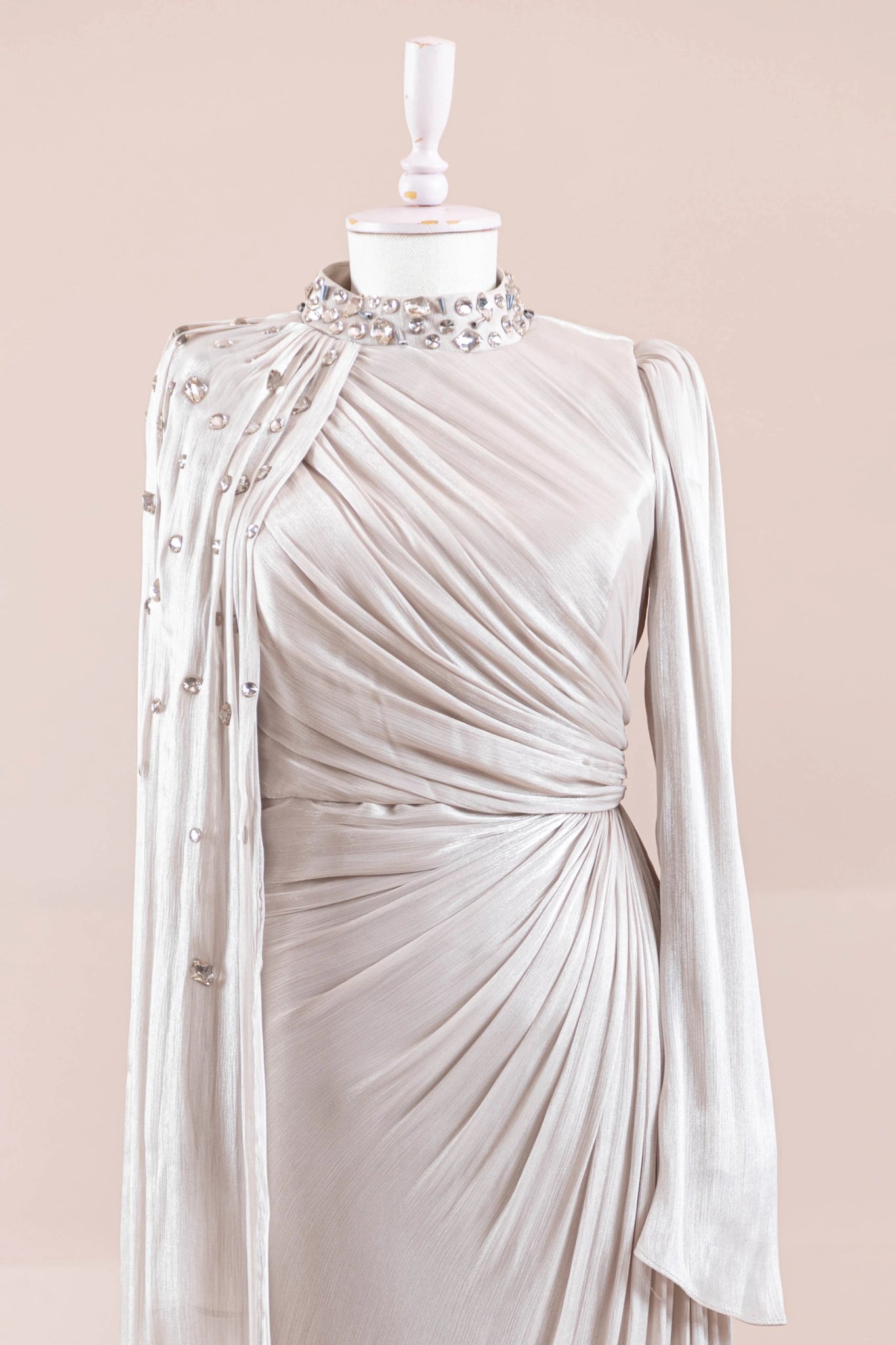 Aven Tesettür Abiye - FioraofDress - tesettur - abiye - BEJ - 38 - hijab - evening - dress