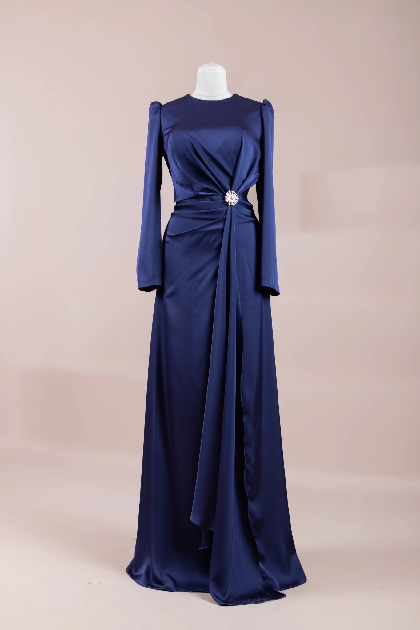 Ayza Tesettür Abiye - FioraofDress - tesettur - abiye - lacivert - 38 - hijab - evening - dress