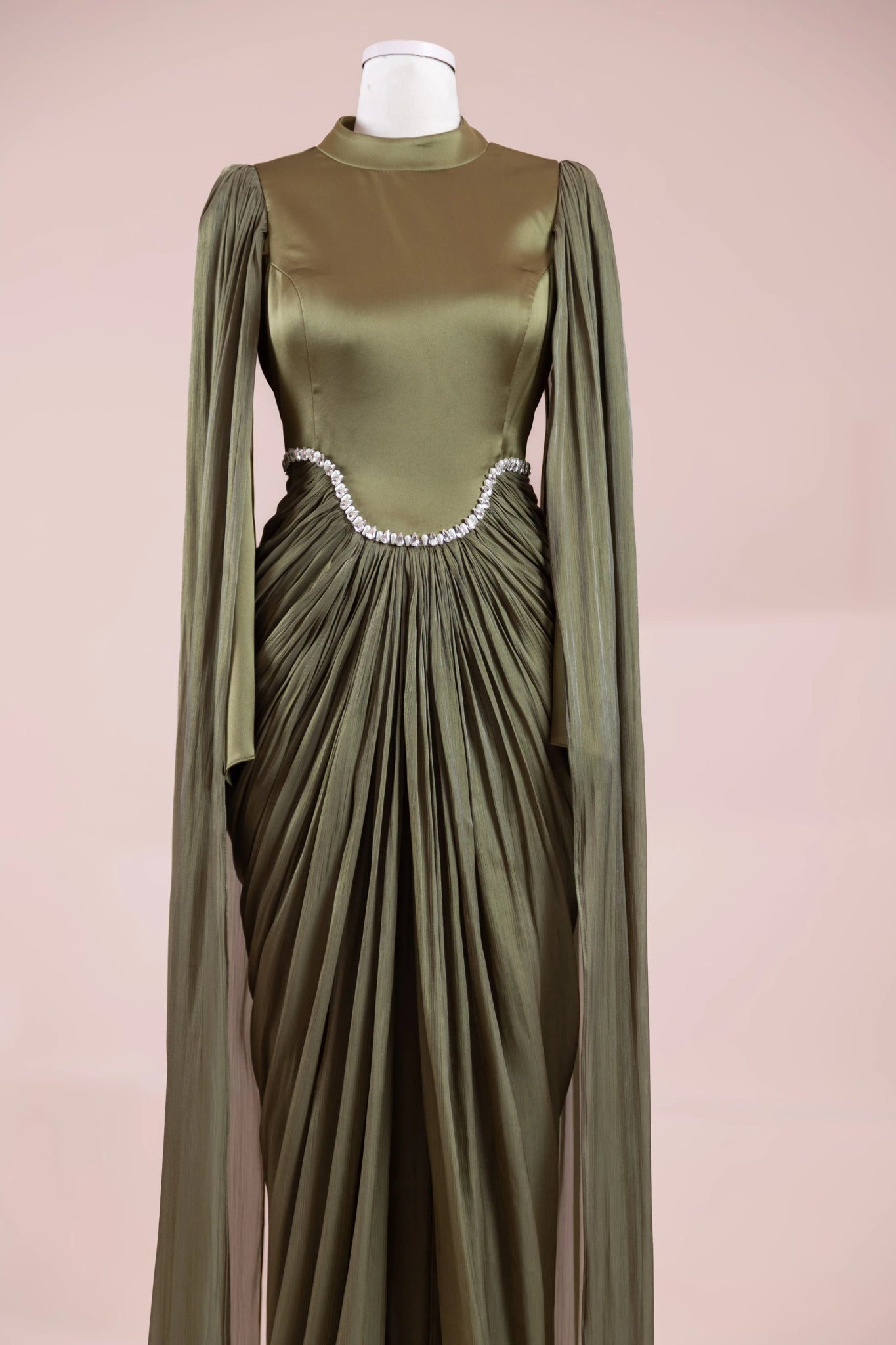 Belin Tesettür Abiye - FioraofDress - tesettur - abiye - Çimen yeşili - 36 - hijab - evening - dress