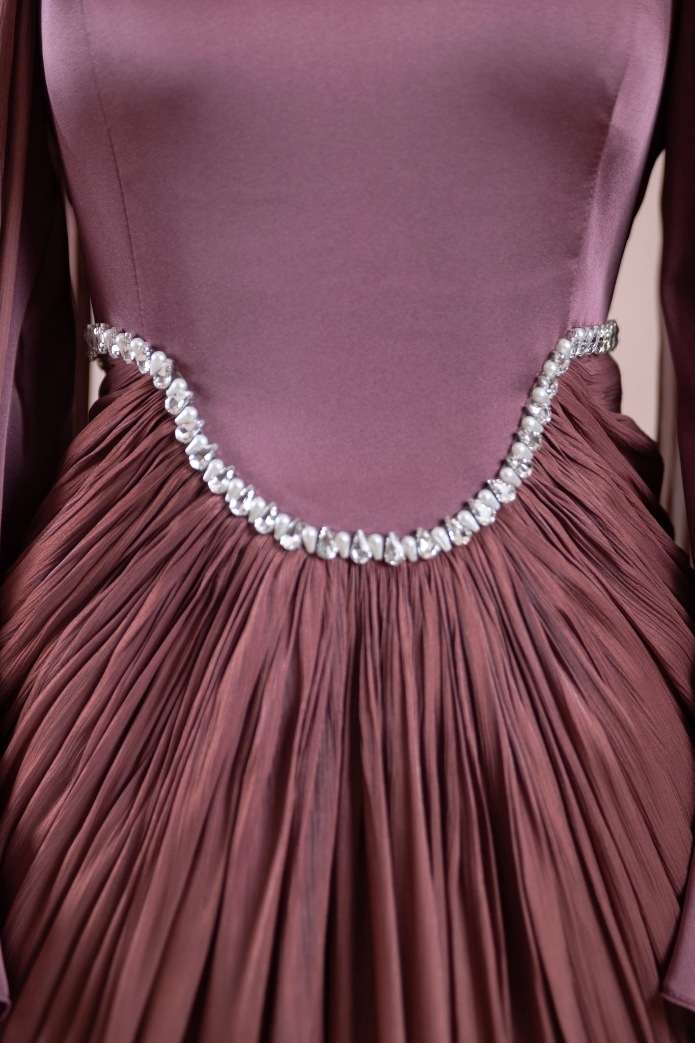 Belin Tesettür Abiye - FioraofDress - tesettur - abiye - bery burgundy - 36 - hijab - evening - dress