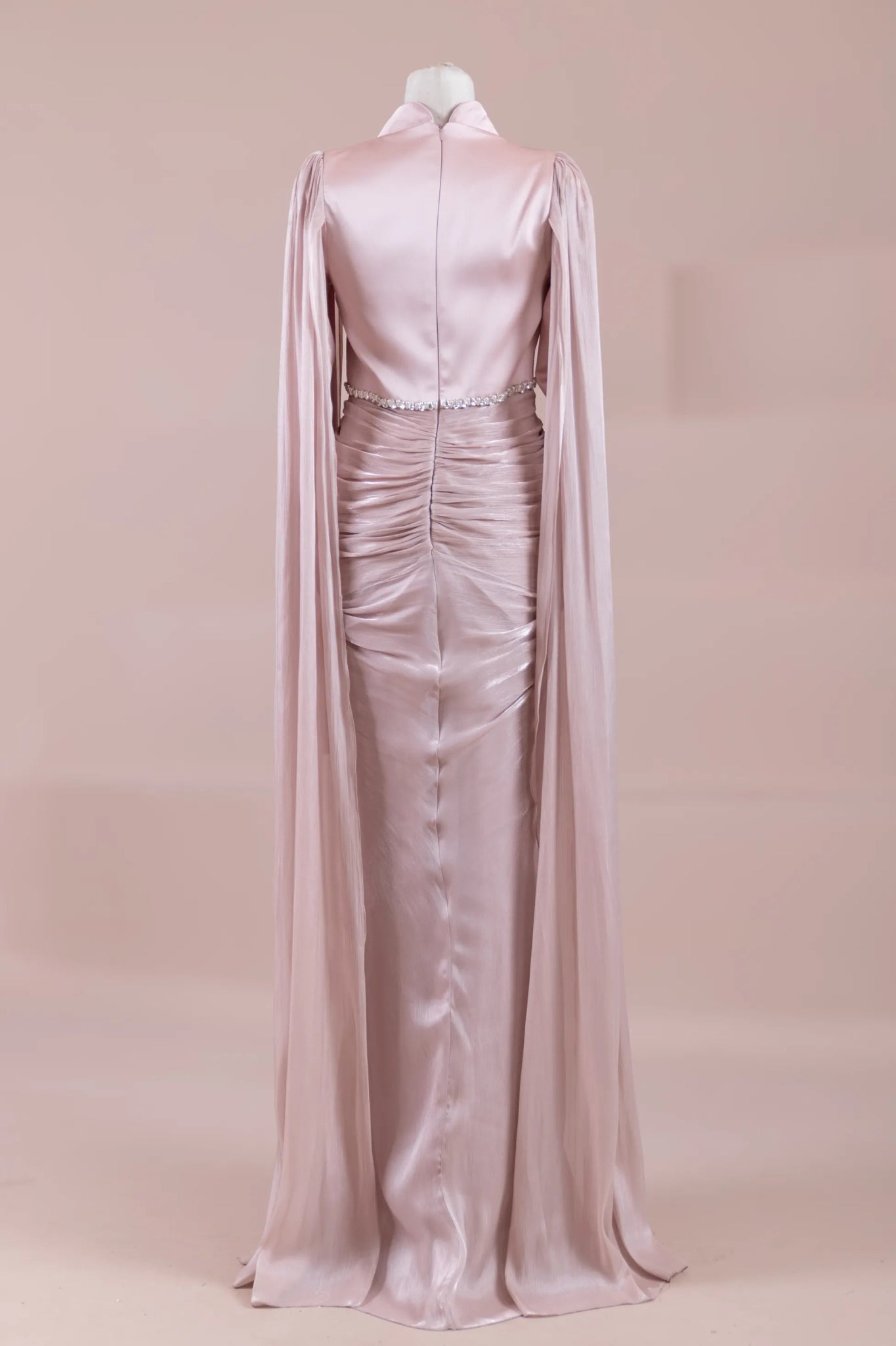 Belin Tesettür Abiye - FioraofDress - tesettur - abiye - Pudra - 36 - hijab - evening - dress