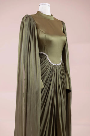 Belin Tesettür Abiye - FioraofDress - tesettur - abiye - Çimen yeşili - 36 - hijab - evening - dress