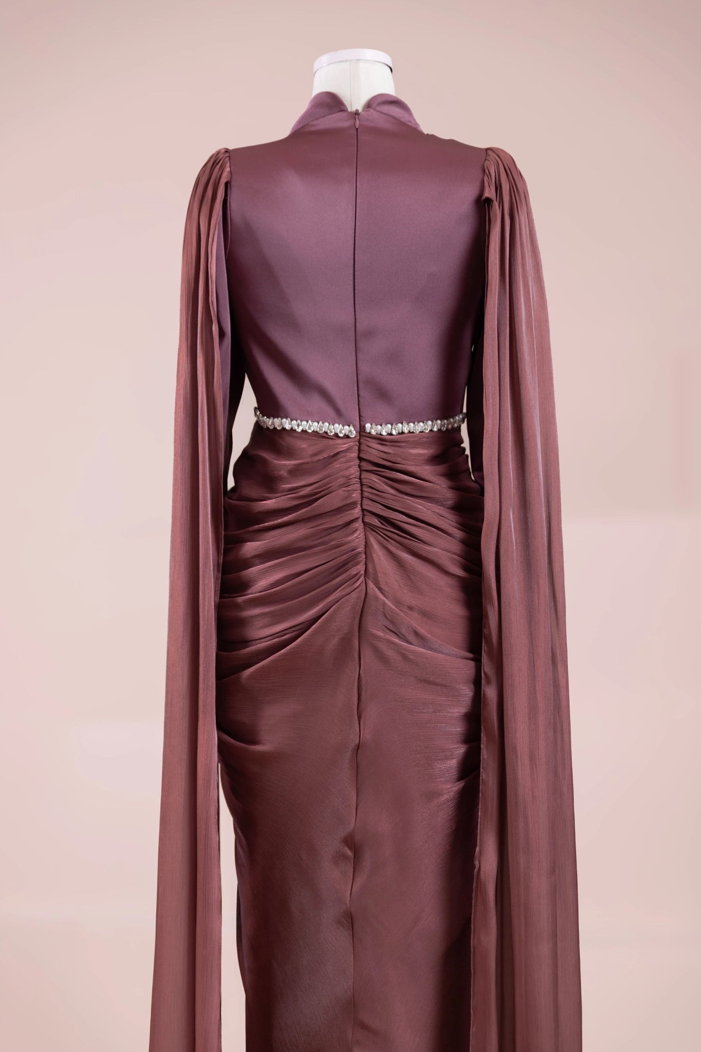 Belin Tesettür Abiye - FioraofDress - tesettur - abiye - bery burgundy - 36 - hijab - evening - dress
