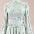 Belora Tesettür Abiye - FioraofDress - tesettur - abiye - mint - 38 - hijab - evening - dress
