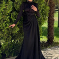 Berra - FioraofDress - tesettur - abiye - Siyahh - 36 - hijab - evening - dress