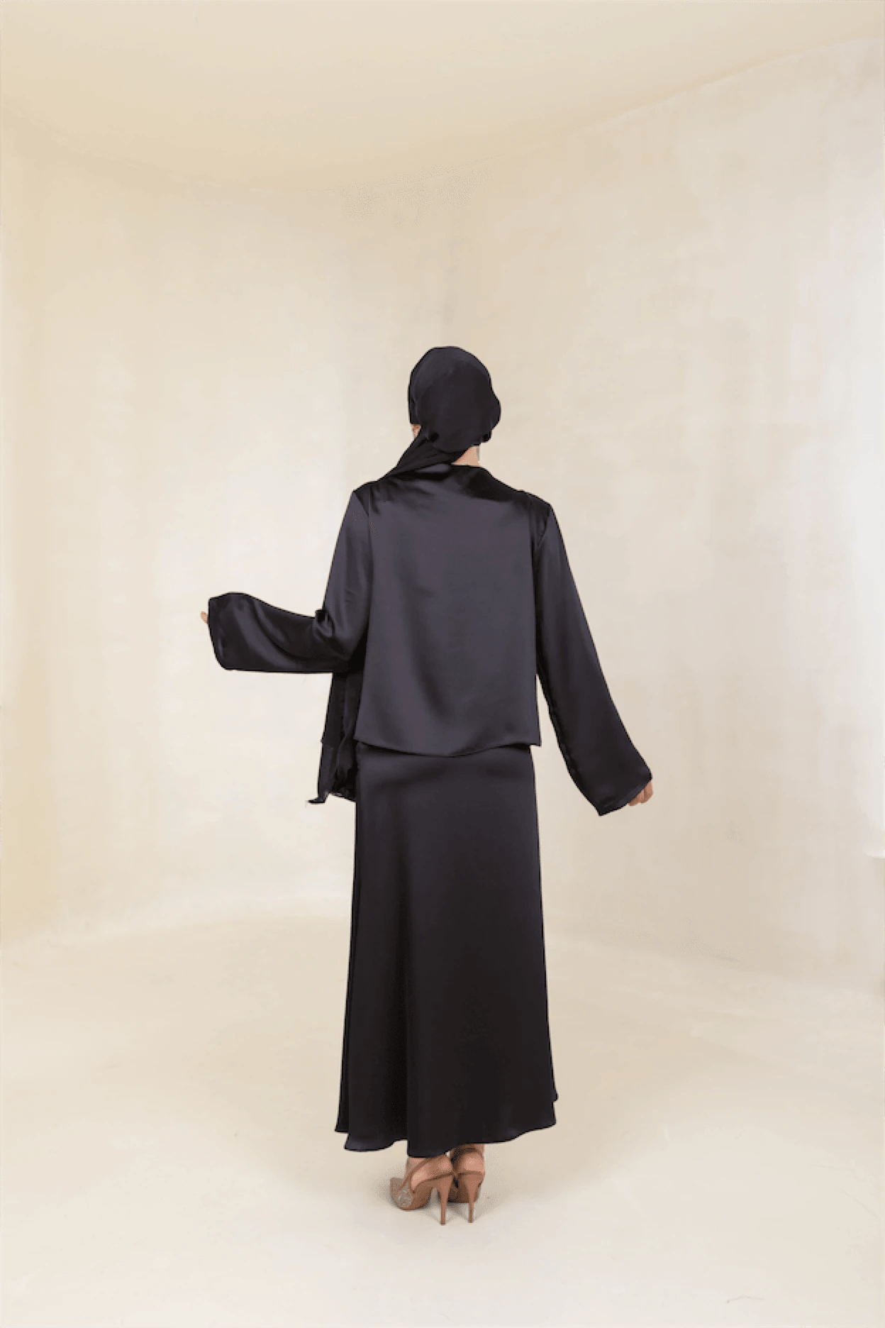 Candida Tesettür Takım - FioraofDress - tesettur - abiye - 44 - Siyahh - hijab - evening - dress