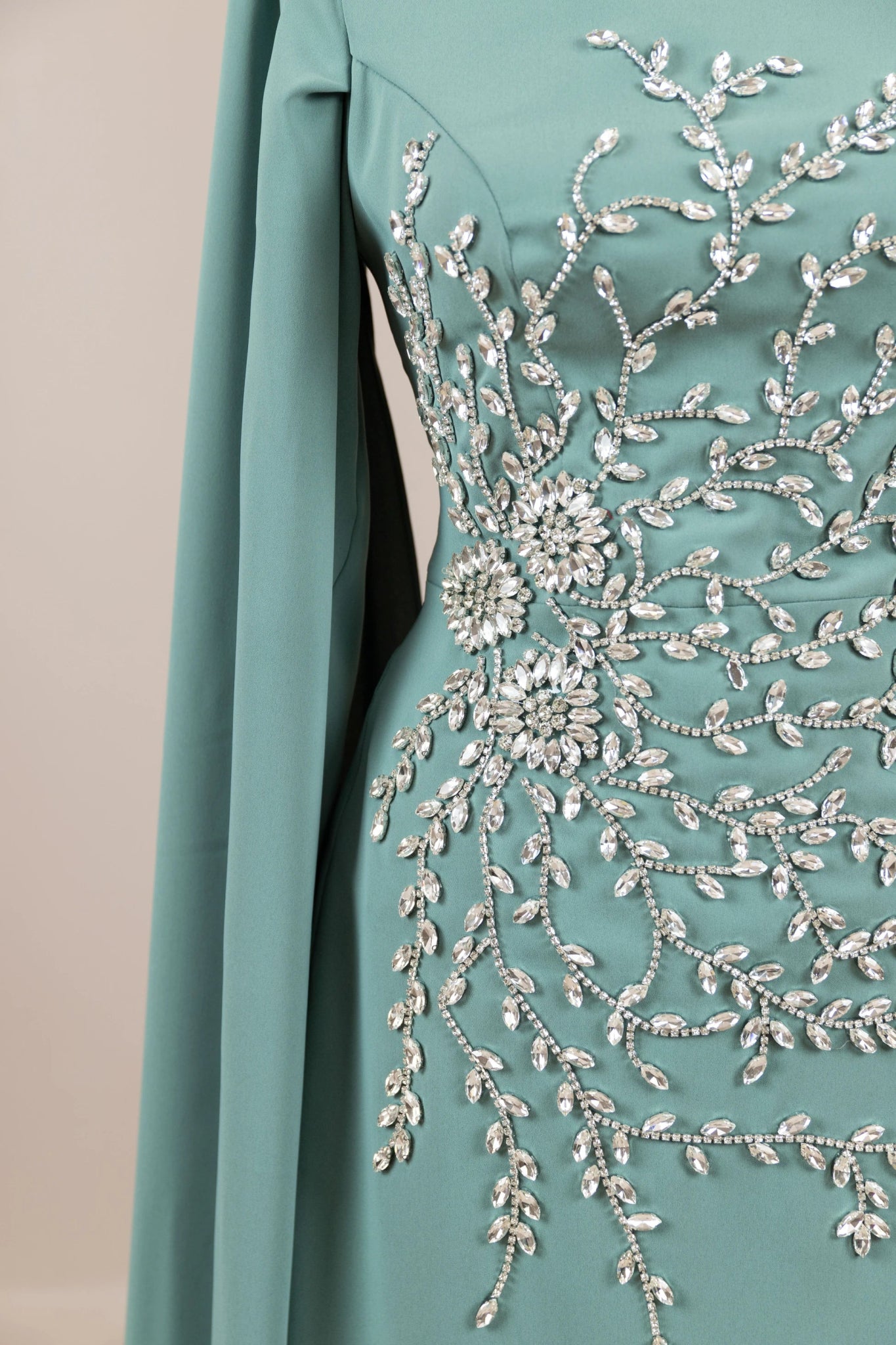 Celestia Tesettür Abiye - FioraofDress - tesettur - abiye - Çagla yeşili - 38 - hijab - evening - dress