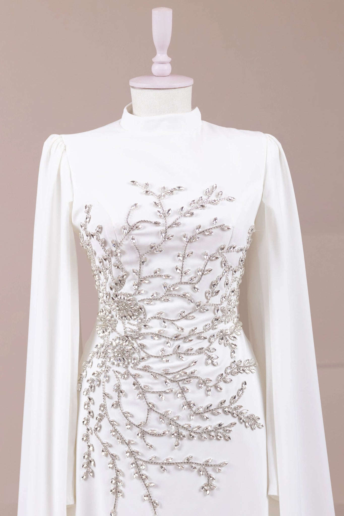 Celestia Tesettür Abiye - FioraofDress - tesettur - abiye - Beyaz - 38 - hijab - evening - dress