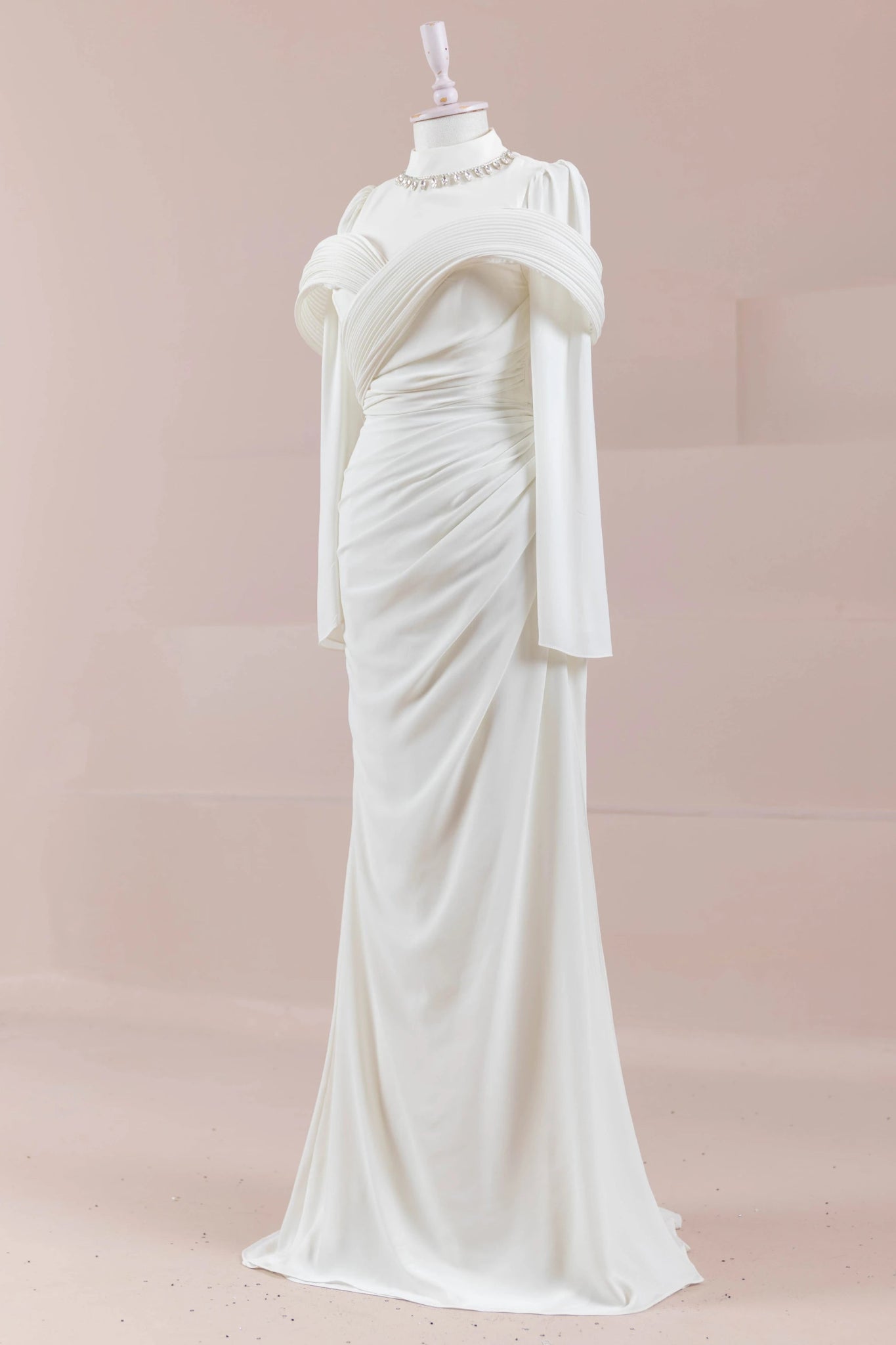 Charm Tesettür Abiye - FioraofDress - tesettur - abiye - Beyaz - 36 - hijab - evening - dress