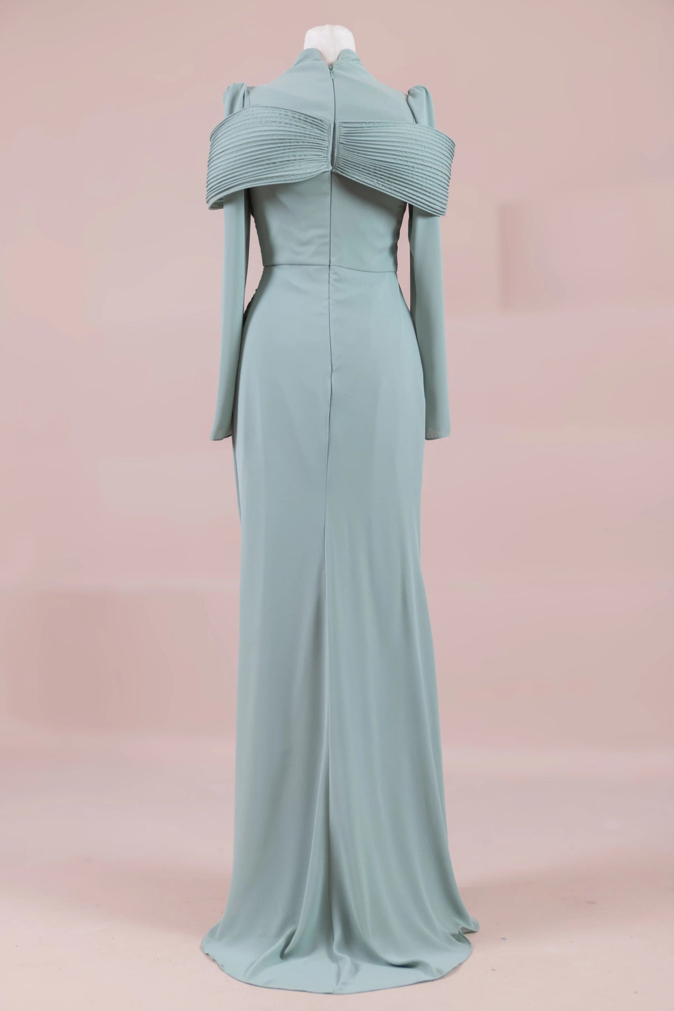 Charm Tesettür Abiye - FioraofDress - tesettur - abiye - mint - 36 - hijab - evening - dress