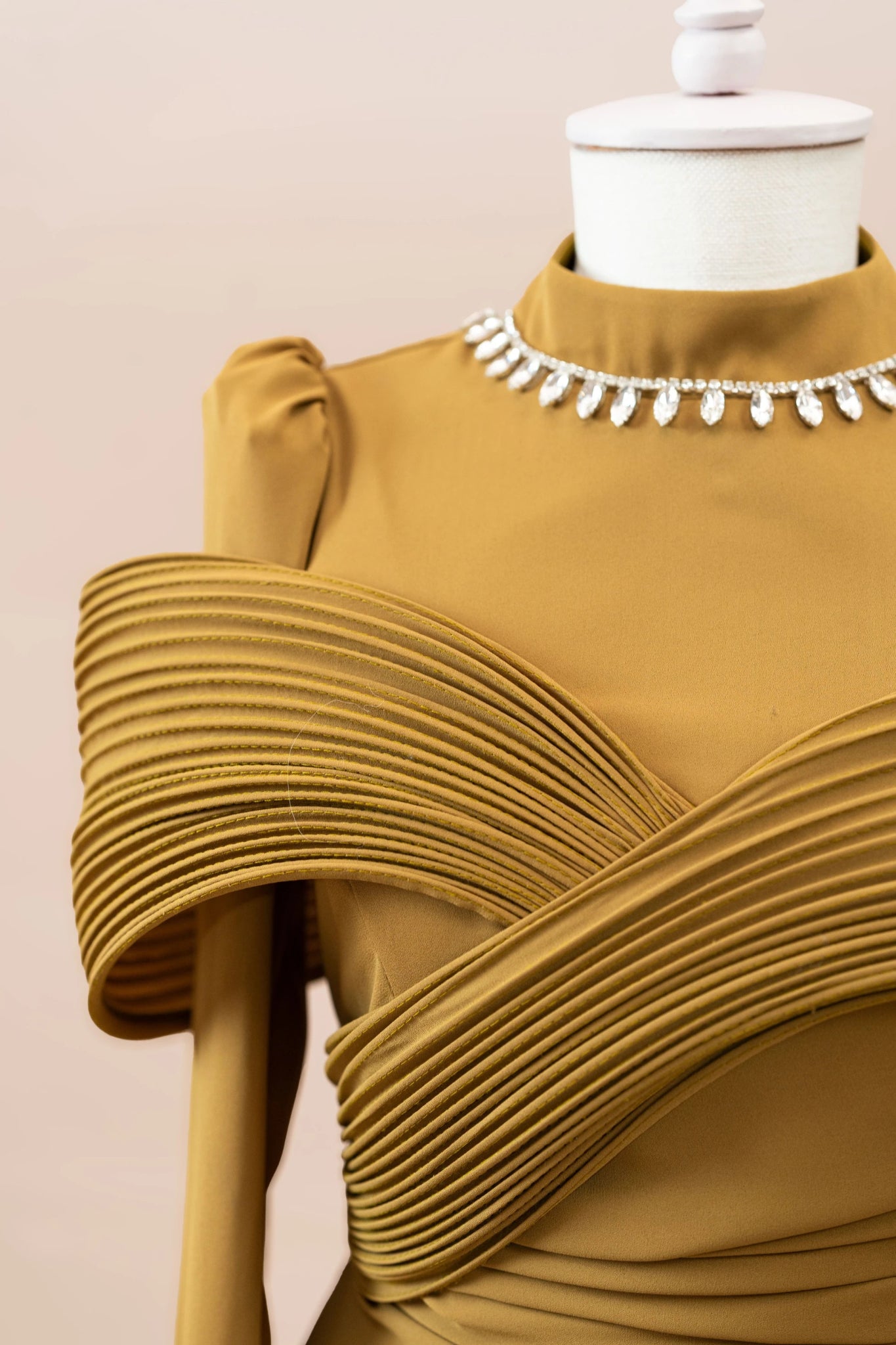 Charm Tesettür Abiye - FioraofDress - tesettur - abiye - Hardal - 36 - hijab - evening - dress