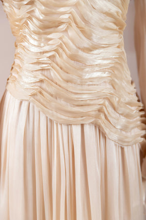 Dalia Tesettür Abiye - FioraofDress - tesettur - abiye - Ekru - 38 - hijab - evening - dress