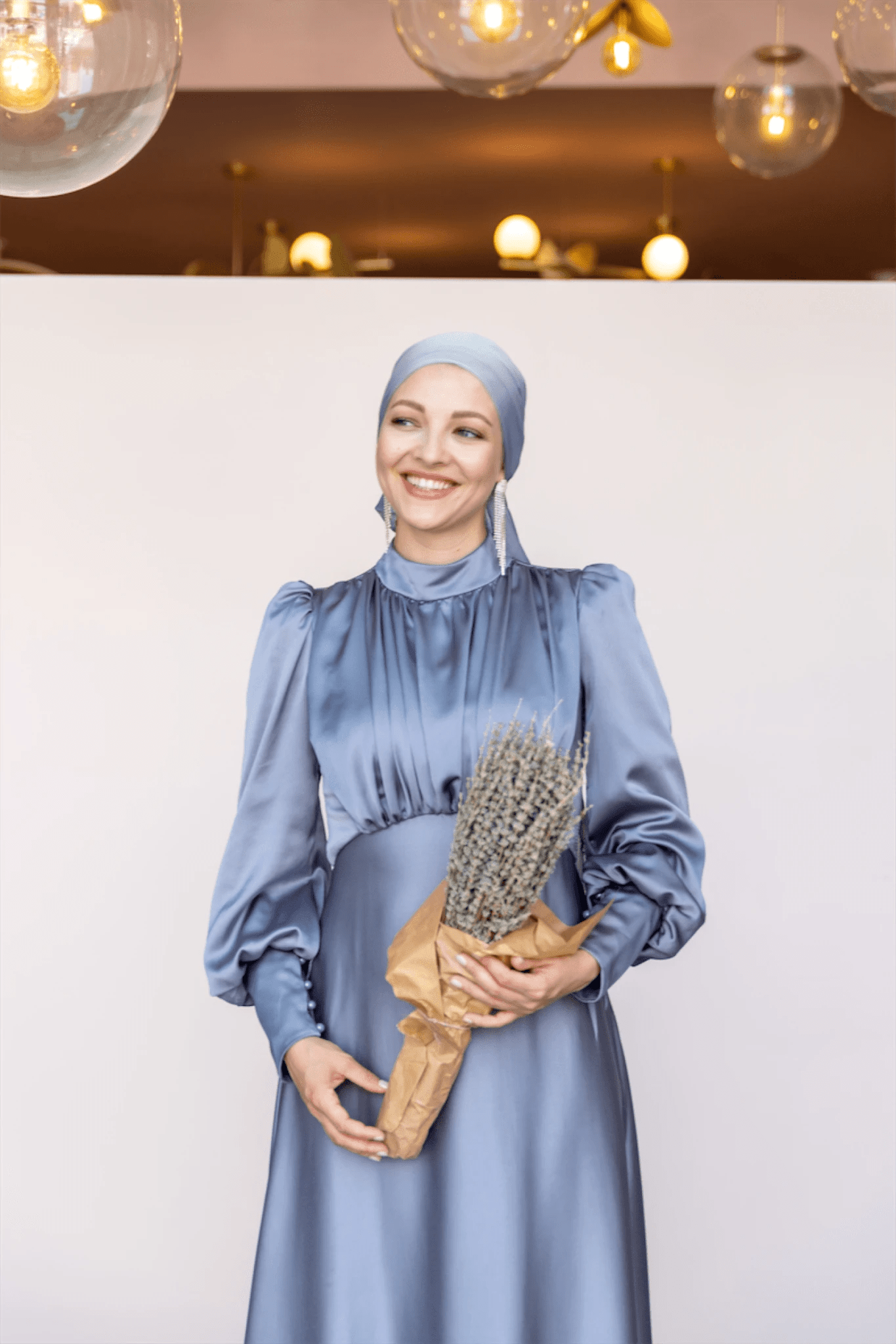 Dilay Tesettür Abiye - Gri - FioraofDress - tesettur - abiye - 46 - Mavii - hijab - evening - dress