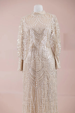 Diva Tesettür Abiye - FioraofDress - tesettur - abiye - BEJ - 38 - hijab - evening - dress