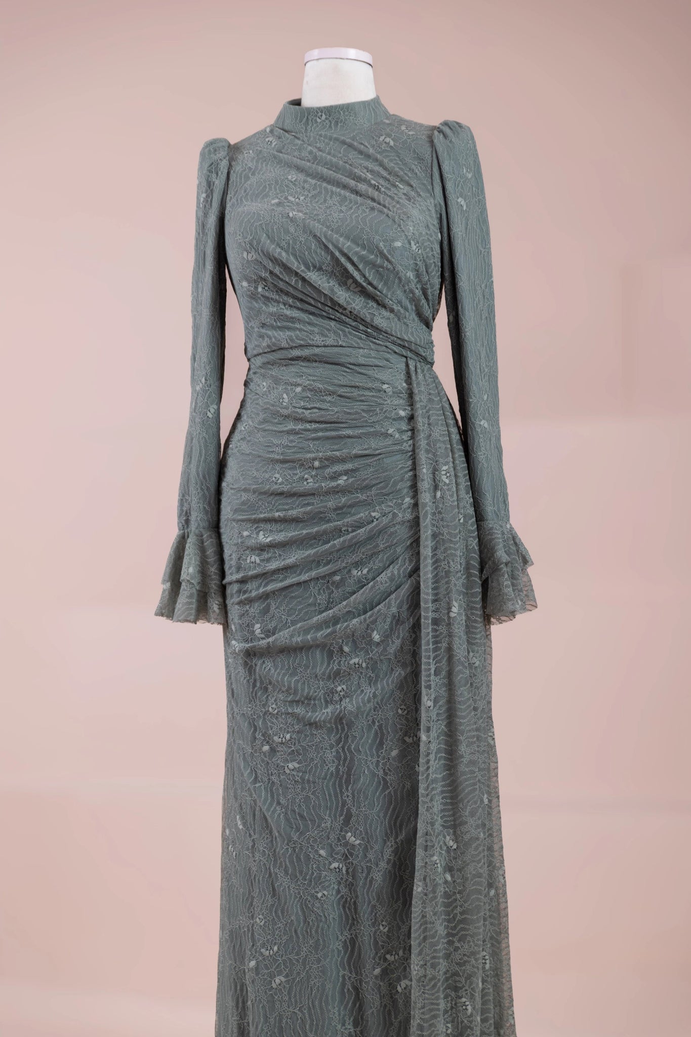 Dorey Tesettür Abiye - FioraofDress - tesettur - abiye - haki - 38 - hijab - evening - dress