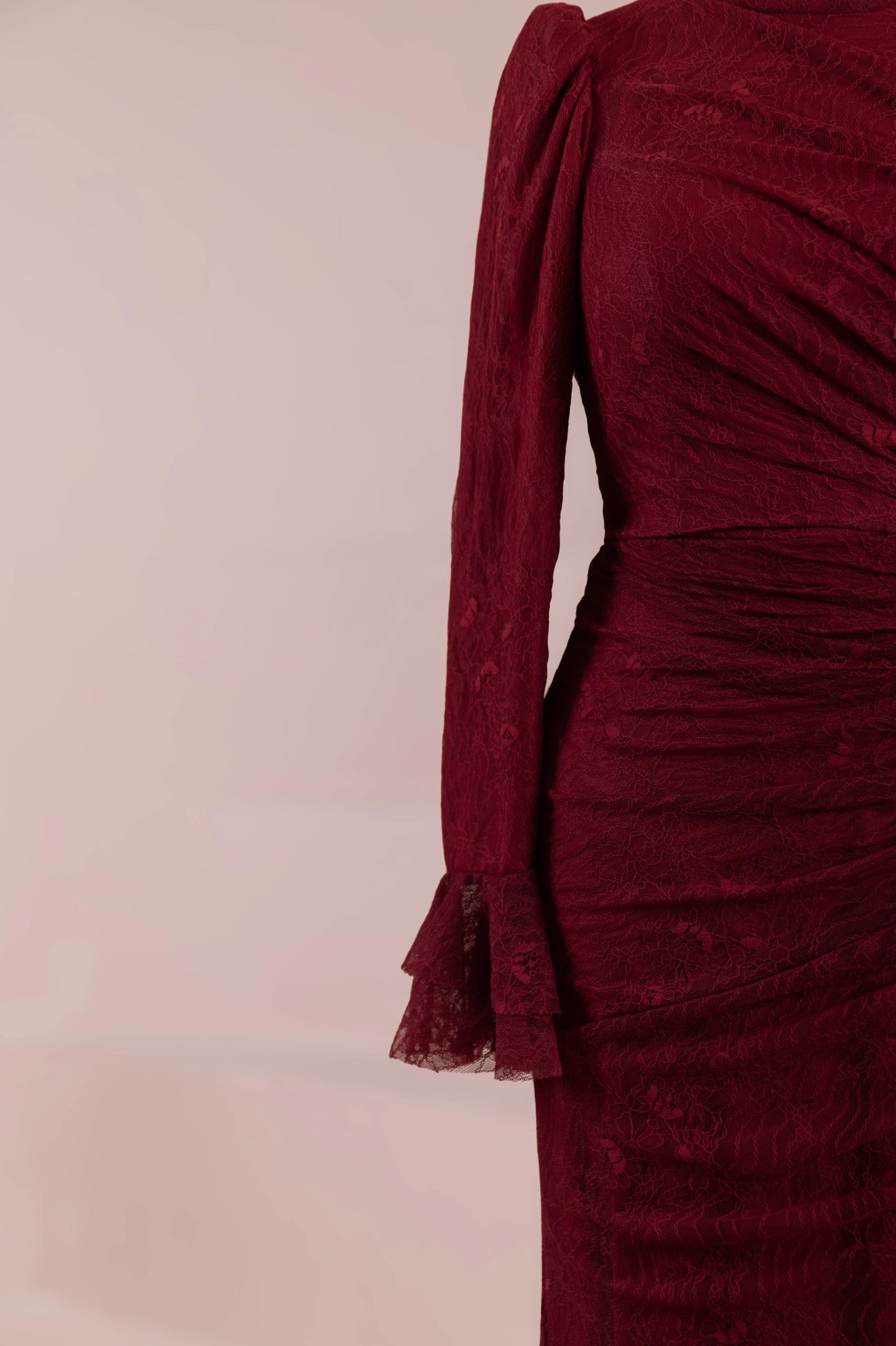 Dorey Tesettür Abiye - FioraofDress - tesettur - abiye - BORDO - 38 - hijab - evening - dress