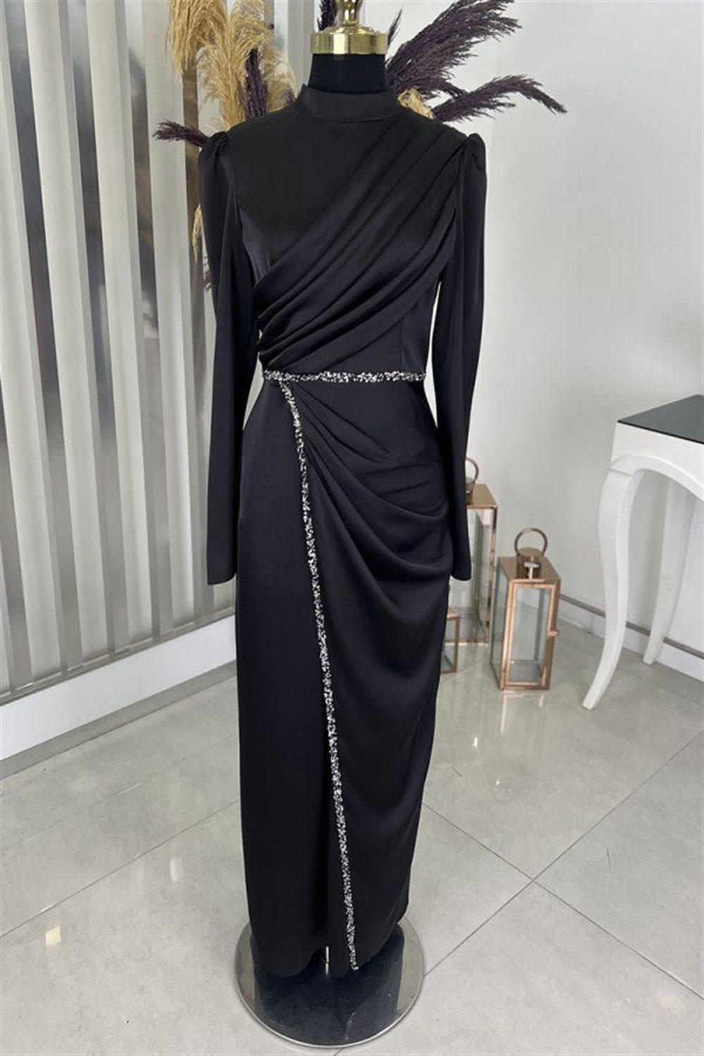 Elif Saten Tesettür Abiye - FioraofDress - tesettur - abiye - 44 - hijab - evening - dress