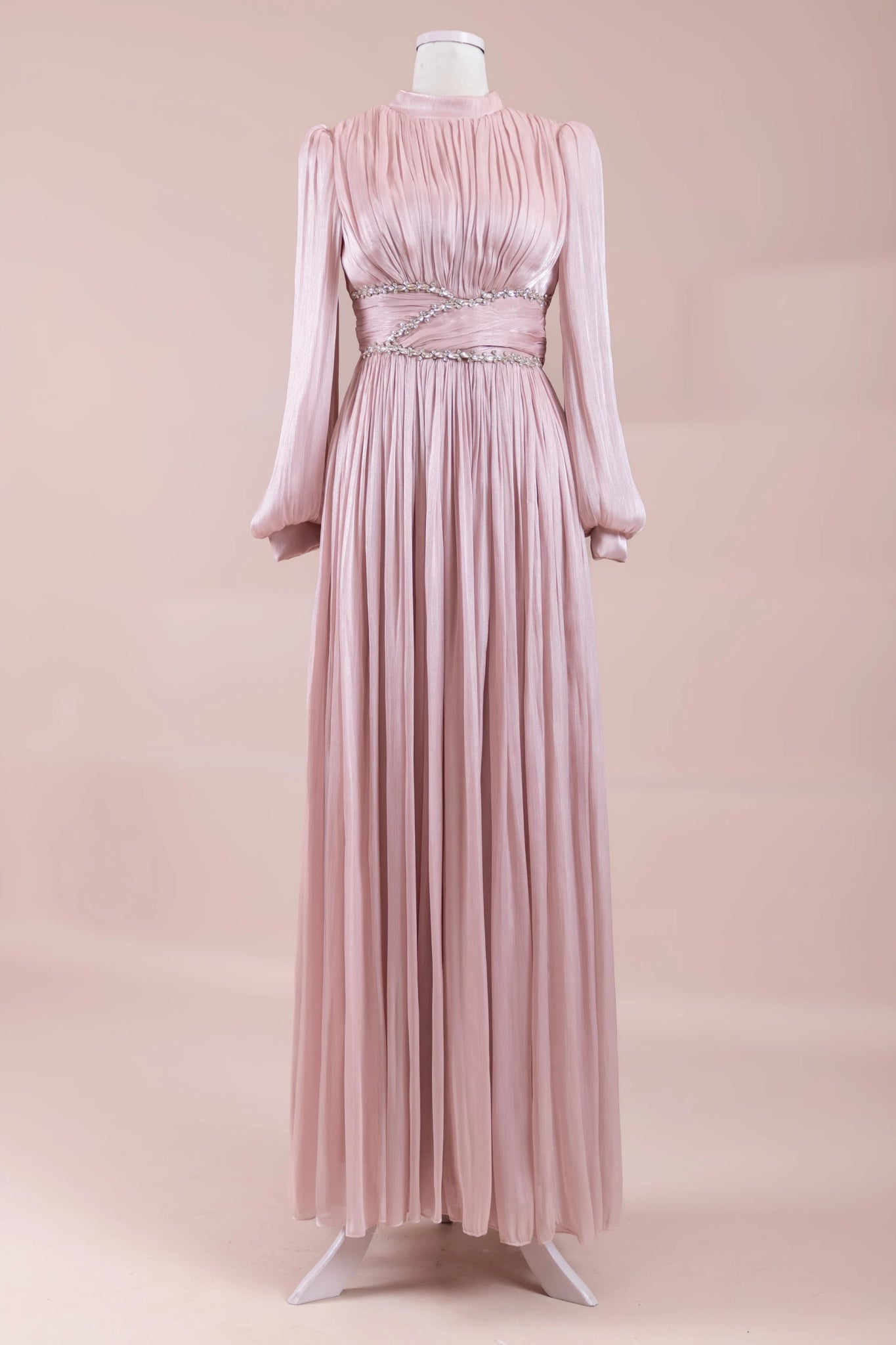 Elin Tesettür Abiye - FioraofDress - tesettur - abiye - Pudra - 38 - hijab - evening - dress