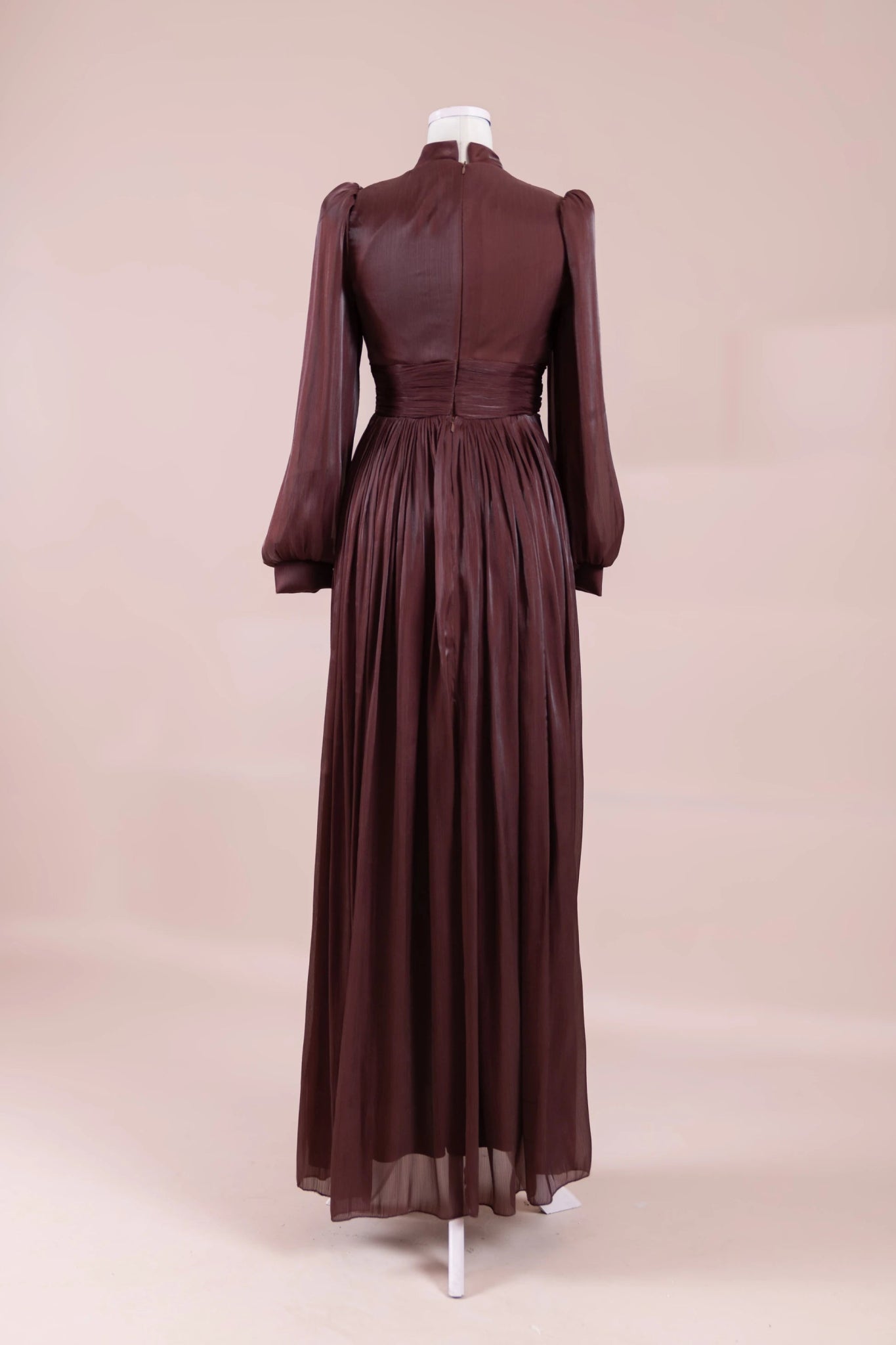 Elin Tesettür Abiye - FioraofDress - tesettur - abiye - bery burgundy - 38 - hijab - evening - dress