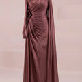 Elisa Tesettür Abiye - FioraofDress - tesettur - abiye - Kahverengi - 38 - hijab - evening - dress